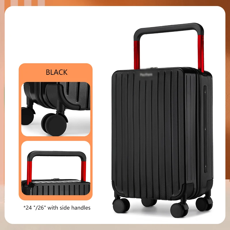 ALL PASS Luxury Original factory sale suitcase 20 inch smart checked luggage wide rod  luggage