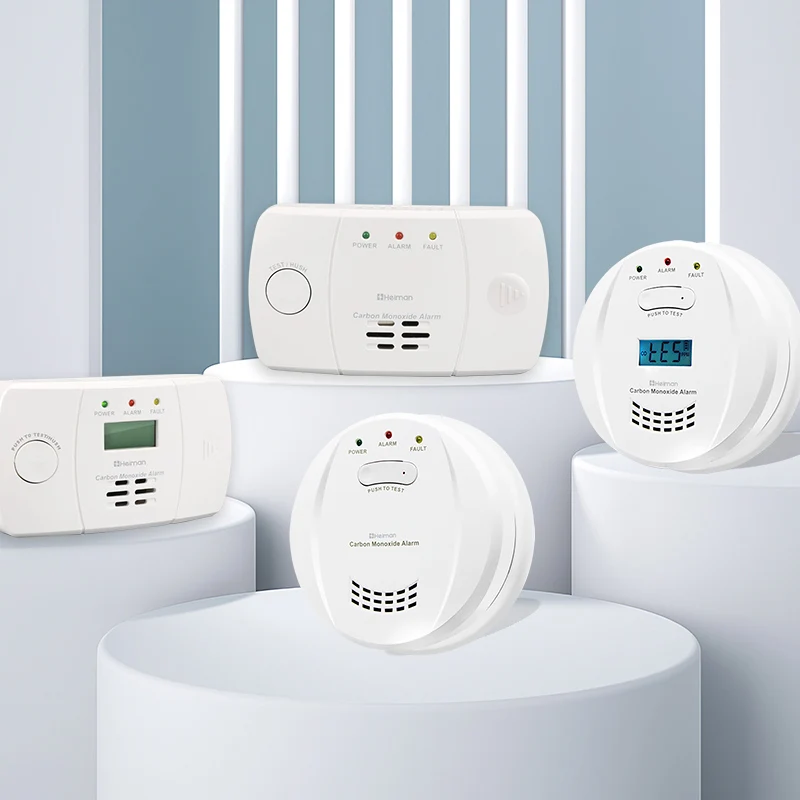 EN 50291approval  wireless home security system carbon monoxide detector alarm with digital display