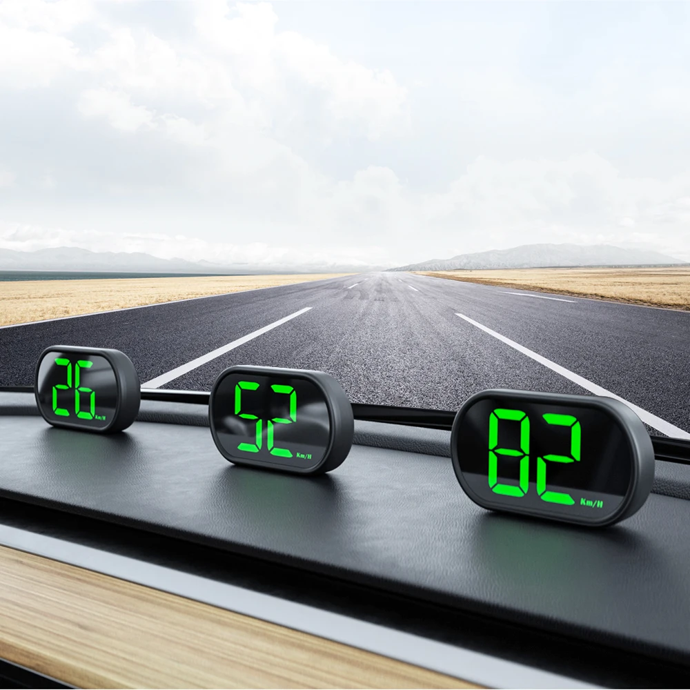 NEW Universal cars HUD X2 Plug and play GPS hud head up display car accessories digital speedometer for car