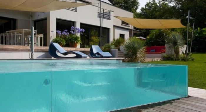 & Diving Acrylic Fibreglass Transparent 6m Rectangular Above Ground Swimming Pool