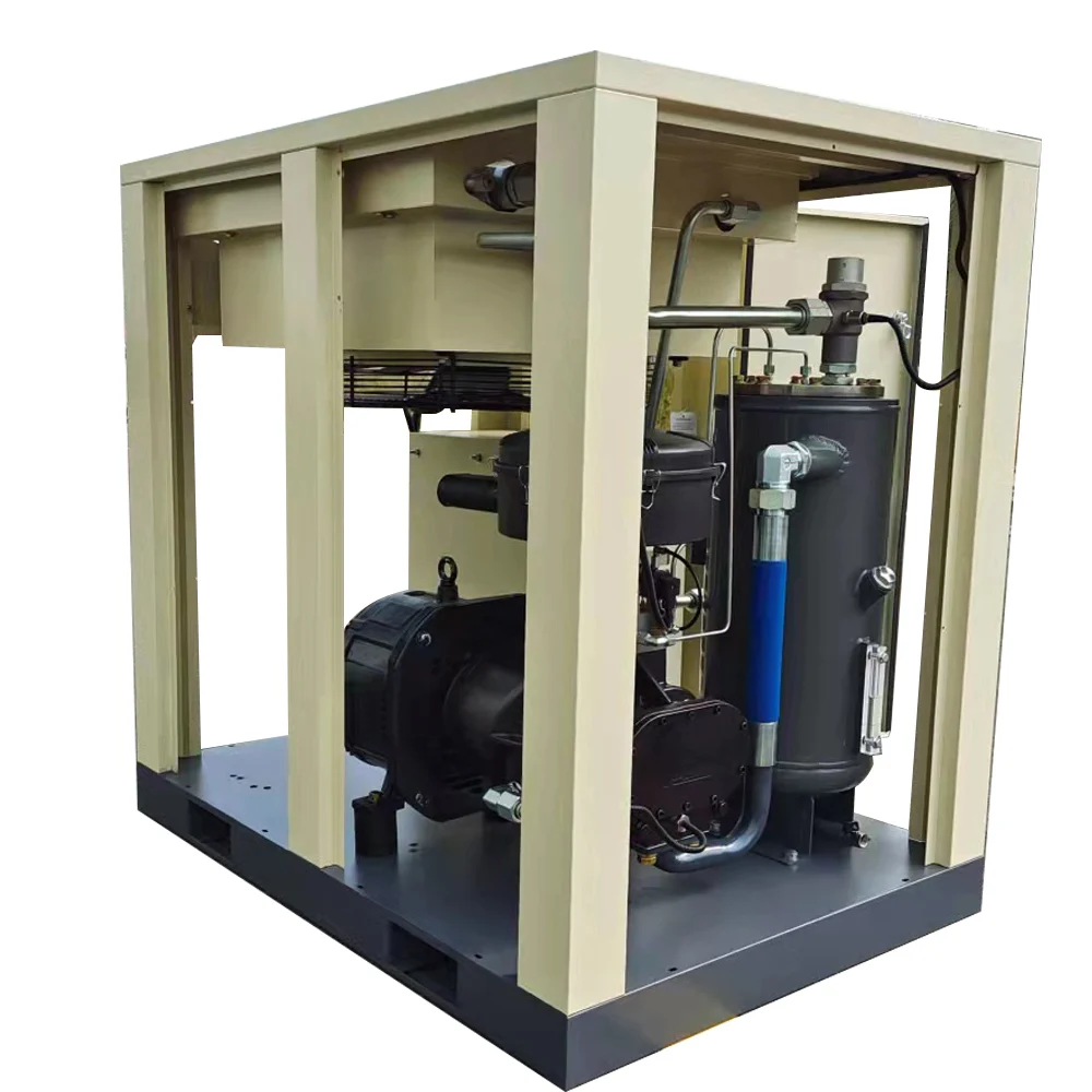 Hot selling 10bar 37kw 50hp 5.6m3/min IP54 inverter used compressors industrial air compressor for Sandblasting