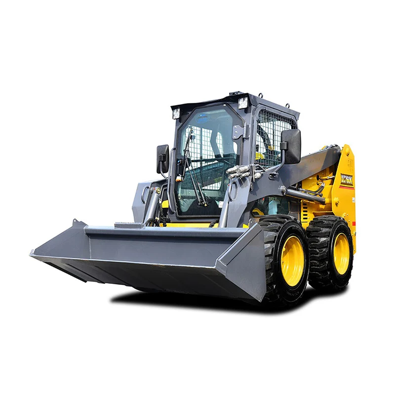 Russia hot selling Fully Hydraulic XC740K 750kg Mini Skid Steer Loader With Different Attachments