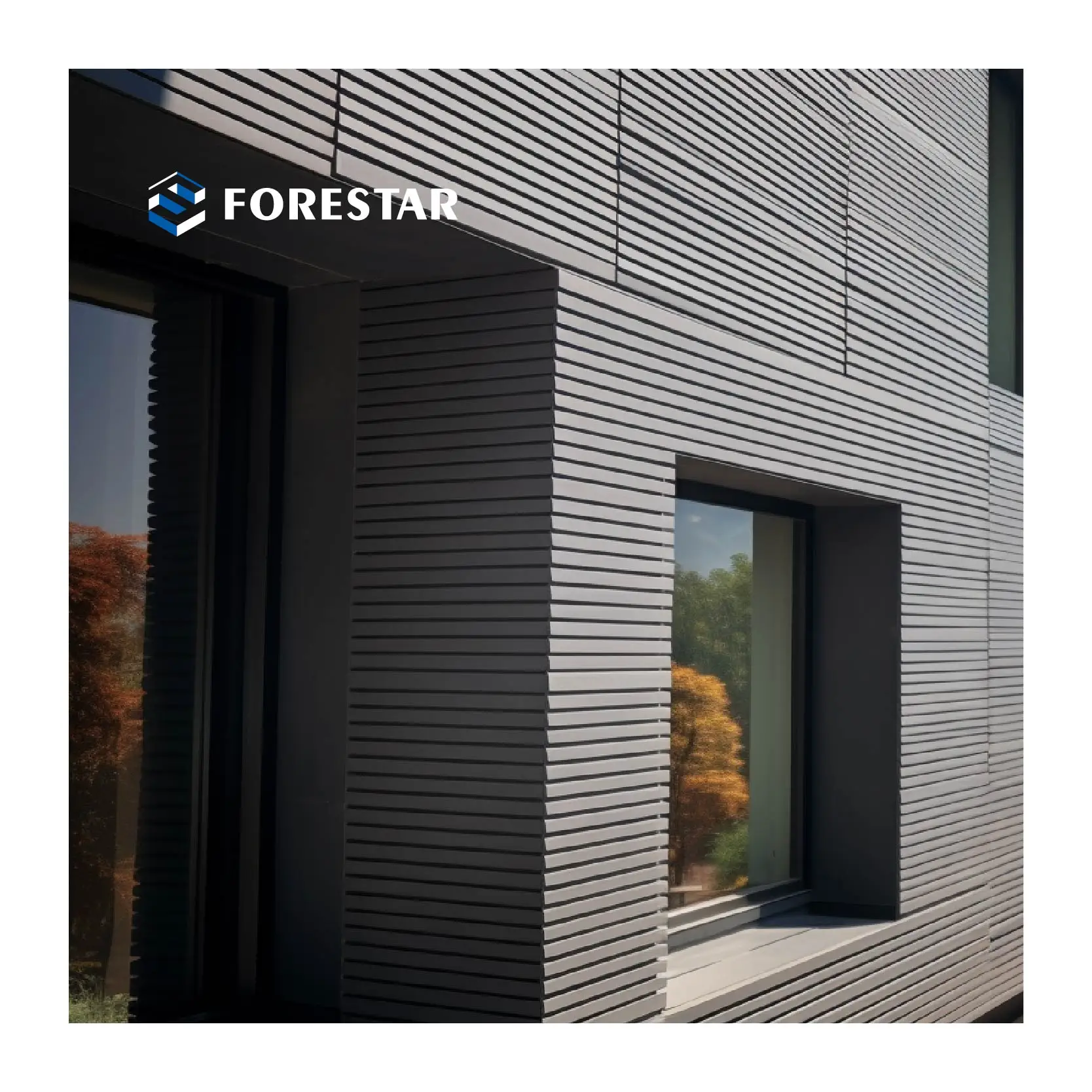 Forestar The Great Wall Cladding WPC Decorative Cladding Outdoor Wood Plastic Composite Wall Panel