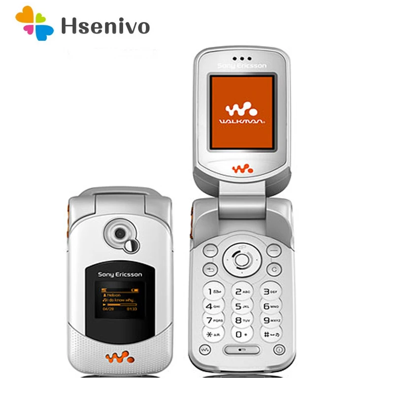 Бывший в употреблении мобильный телефон для Sony Ericsson W300 оригинальный Восстановленный сотовый телефон