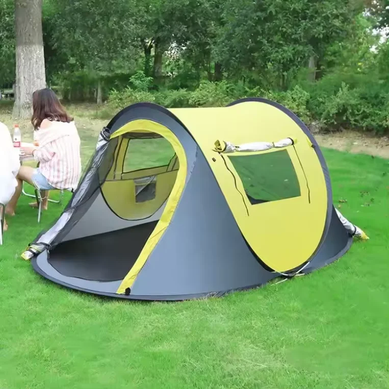 2023 New Design In Stock Hiking Tent Sports Rainproof Automatic Tent Outdoor Camping Tent