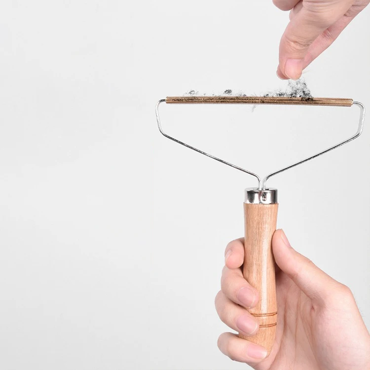 Hengtuo Portable Lint Remover Fuzz Fabric Shaver Sweater Woolen Coat Clothes Fluff Fabric Brush Fur Remover Manual Lint Roller