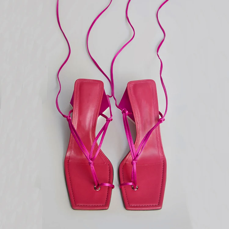 Latest Special Design Famous Brand Large Size Women Sandals High Heels Shoes for Ladies Special Heel