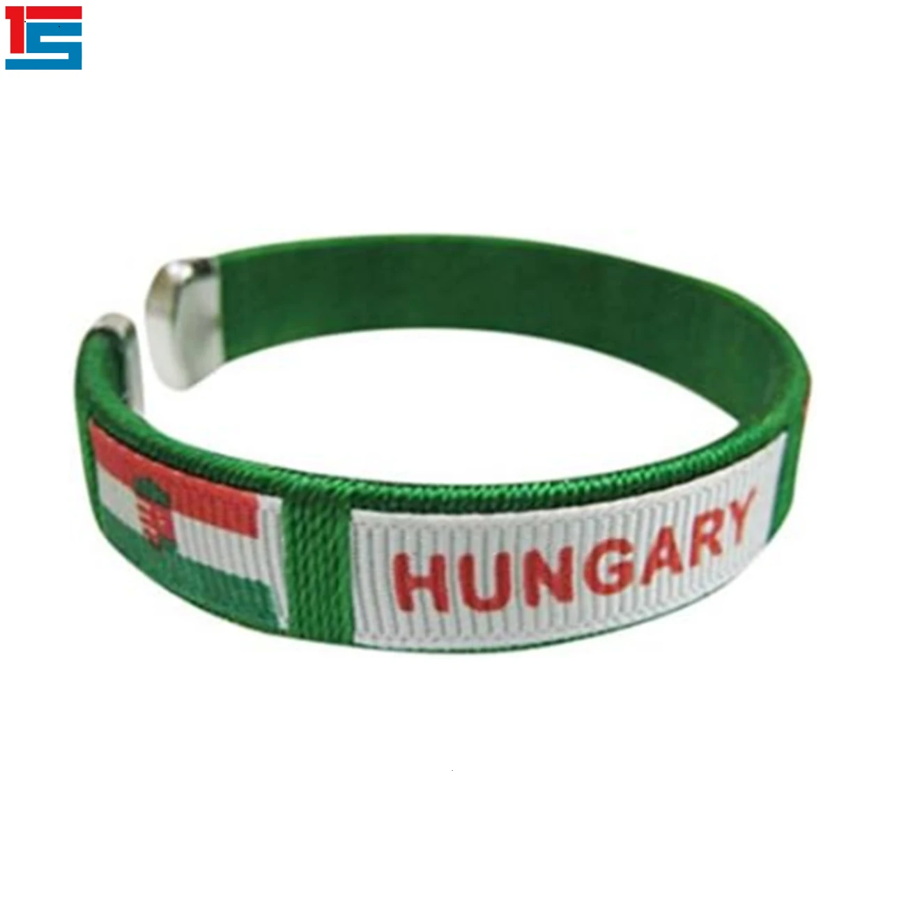 2024 Football Events England Blue Custom Rubber Bracelet High Quality Multicolor Plastic Acrylic Polyester for Football Fans