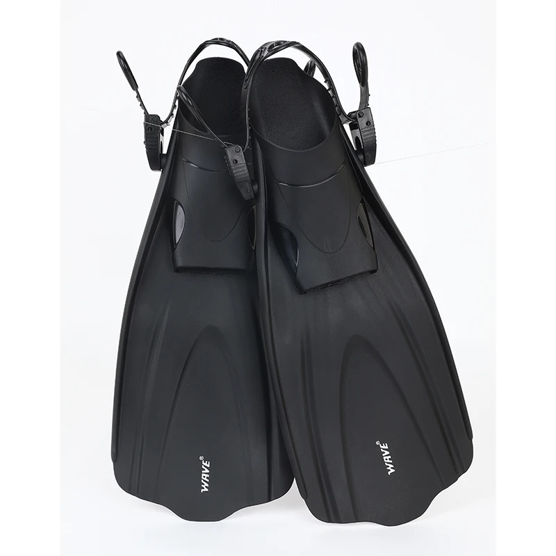 Wave scuba diving fins long flipper carbon freediving silicone open heel surf surfboard fin scuba diving fins