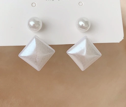 2020 New fashion fine sweet elegant temperament korean imitation pearls heart earrings
