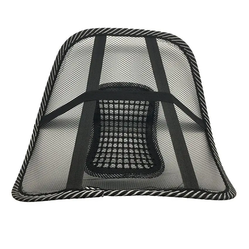 cool in summer with mesh elasticity for back and lumbar car support cushion