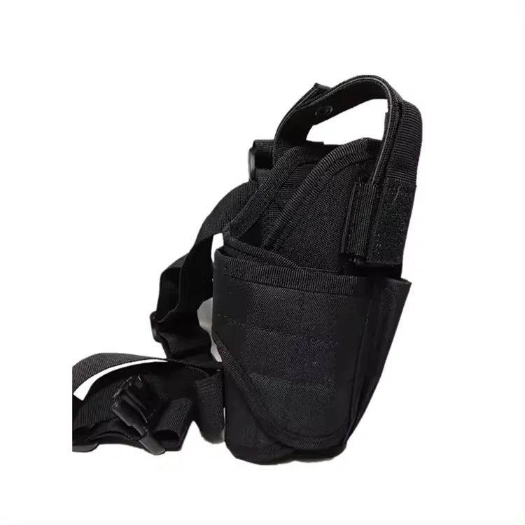 Nylon Mission Black Right Hand Drop Leg Holster Adjustable Hunting Hiking Tactical Thigh Durable  Holster