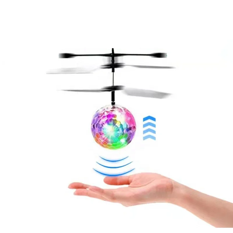 Wholesale Induction Flying Ball Toy Mini Drone Toys With  LED Lights juguetes para ninos Flying Toys