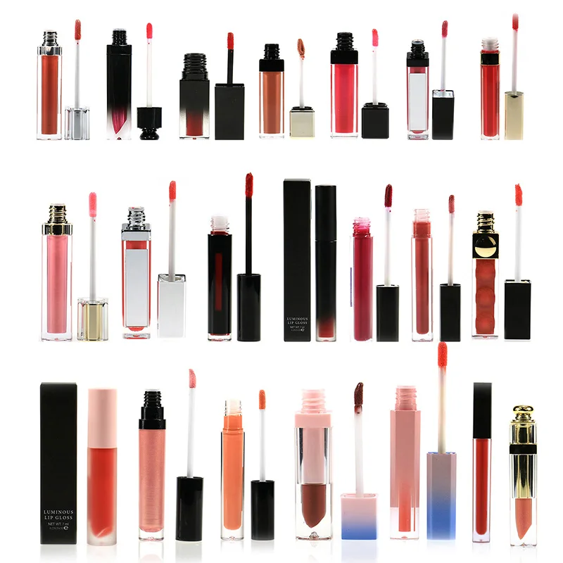 Matte Glitter Lip Gloss Custom Private Label Vegan Waterproof Long Lasting Liquid Lipstick