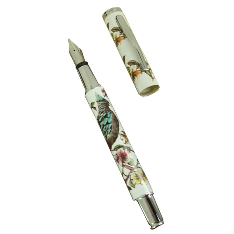 ACMECN Custom Artwork Promotion Logo Fountain Pen Office Writing Ink Pens for Branded Full Color Luxury