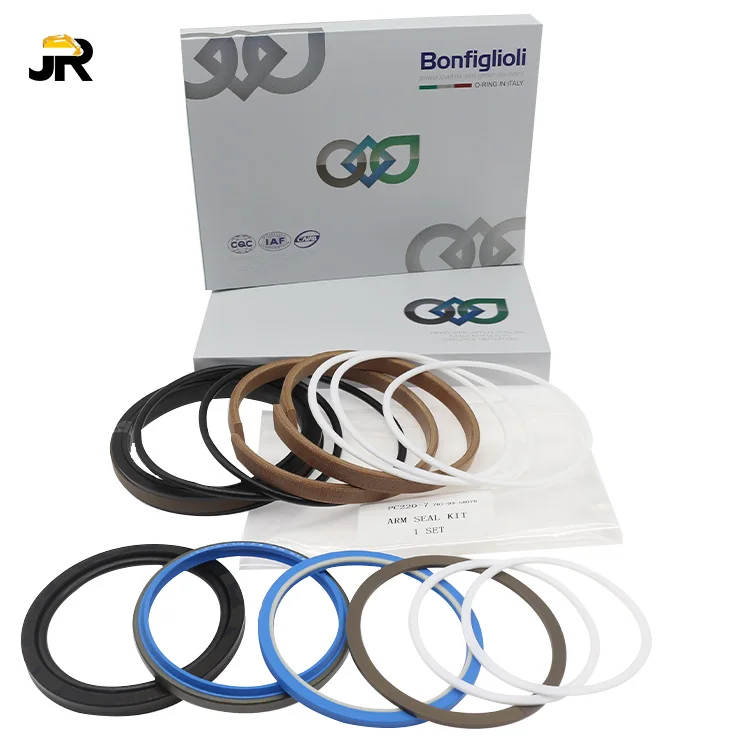 Excavator Parts PC220-7 Boom Arm Bucket Cylinder Seal Kit Hydraulic Cylinder Repair 707-99-58070 Bucket Cylinder Seal Kit