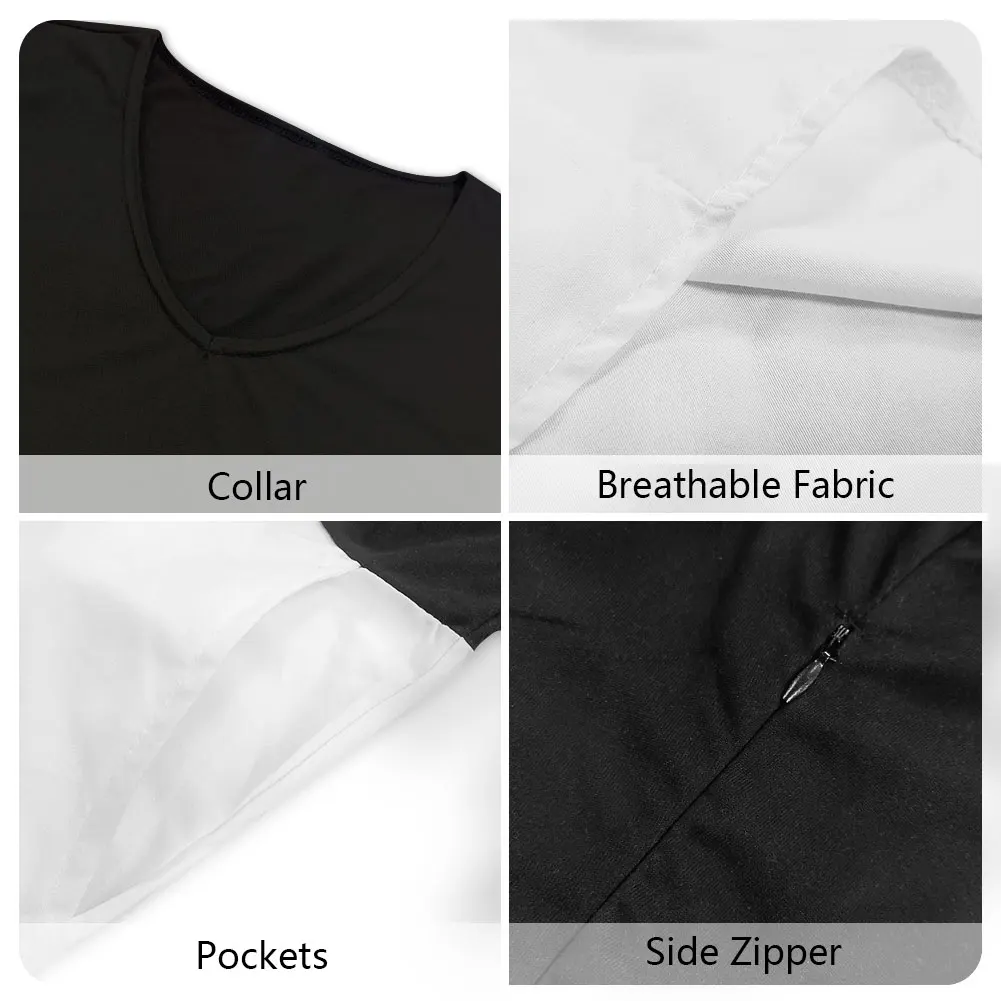 Breathable Pocket Dress Guitar Music Note Pattern Ladies Casual Elegant Dress With Factory Outlet Female Clothing Midi Skirts