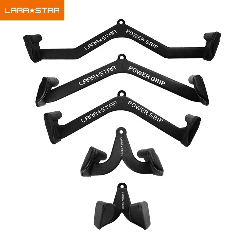 Pull Down Bar Gym Equipment Fitness Accessories Set Of 8 Pcs Weight Lifting Mag Grips