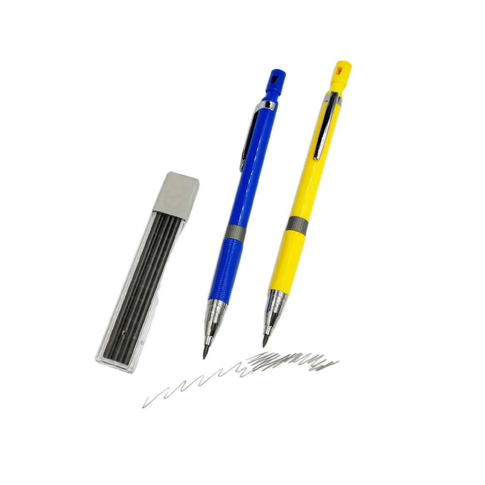 Custom 2.0 mm Lead Plastic Pencil for School , Student and Drawing