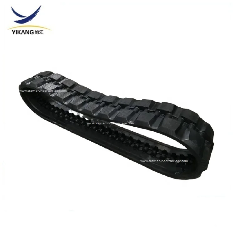 Construction undercarriage spare parts compact rubber track 450x81.5x76 Made in China sell in best
