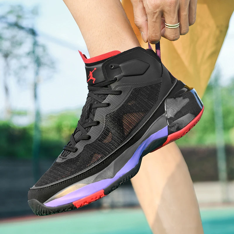 Wholesale Professional Basketball Sneaker OEM High Top custom logo New Fashion Athletic Sport Basketball Shoes for men