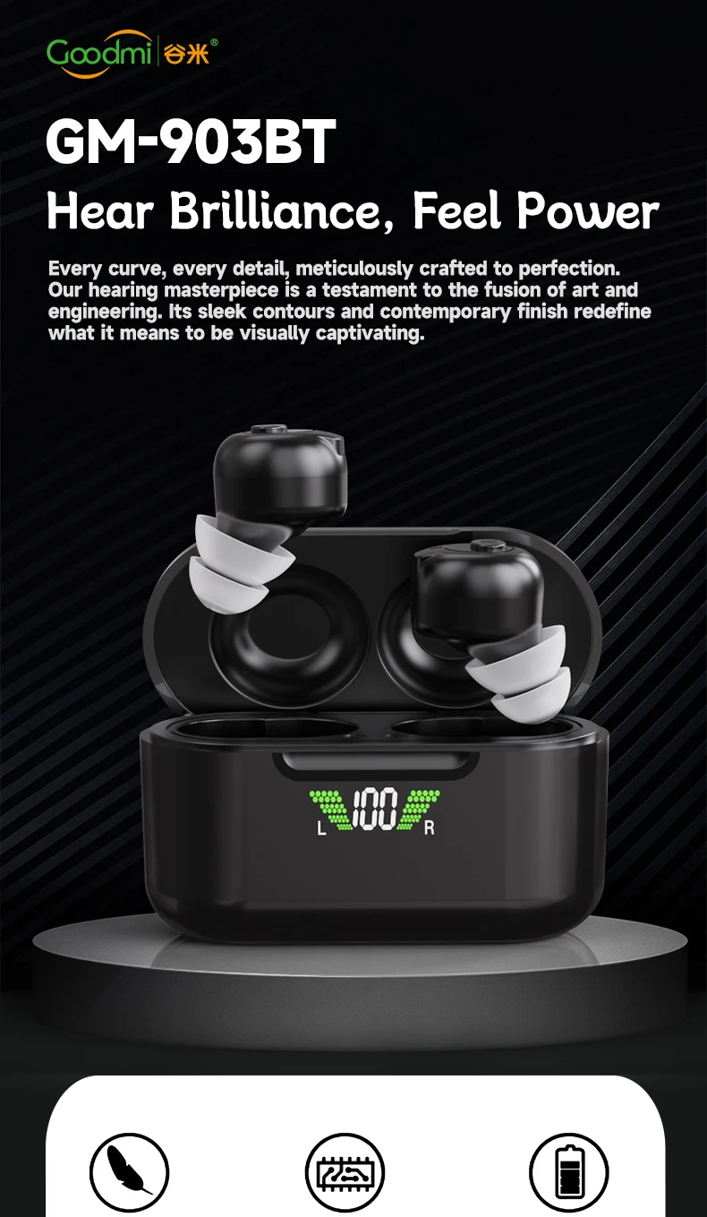 Hearing products Rechargeable hearing AIDS help seniors overcome hearing impairments