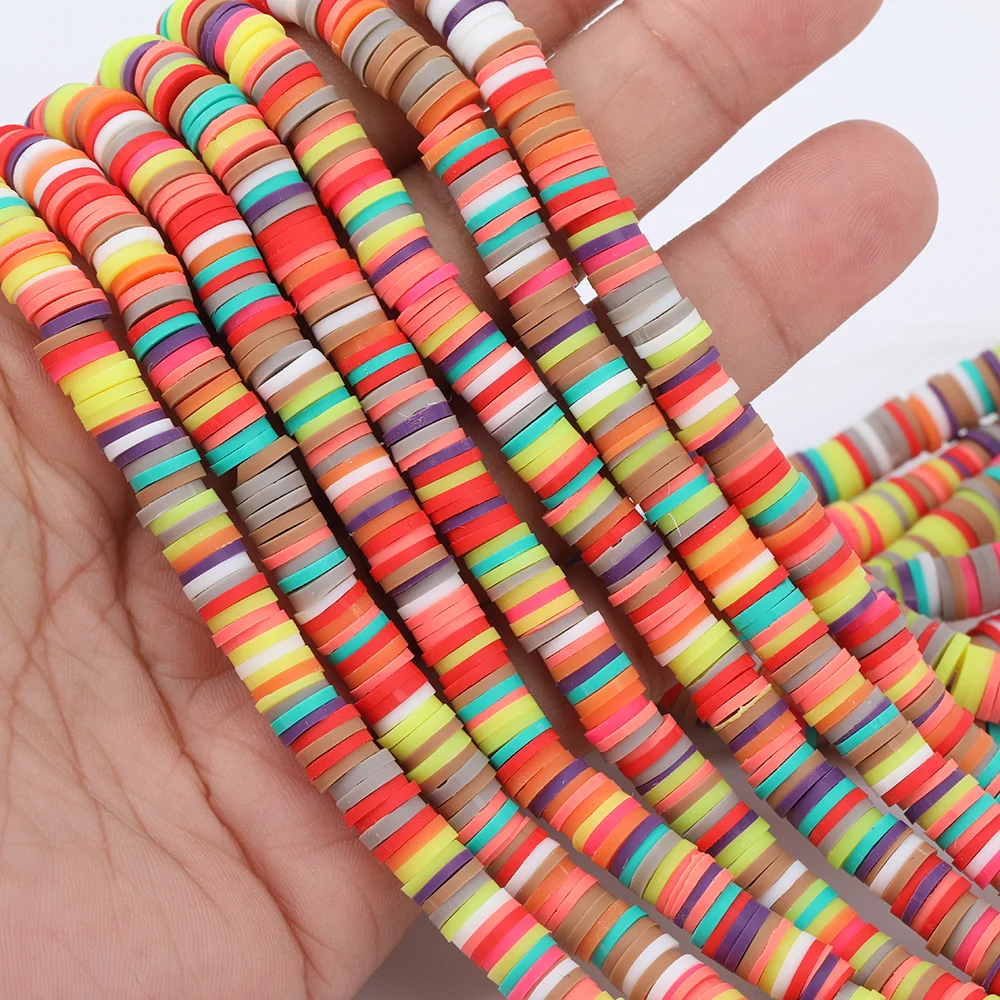  Новый DIY красочные полимерная глина бусины для изготовления ювелирных