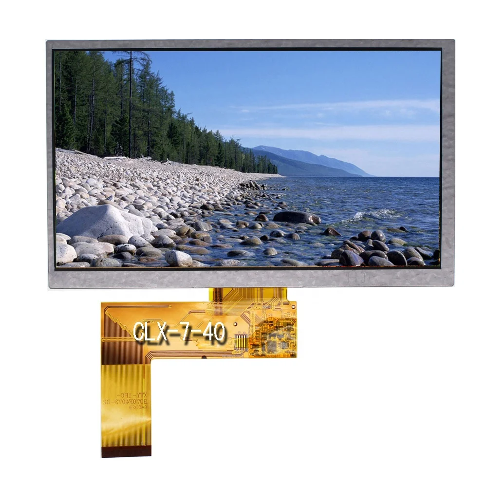 
7 inch TFT RGB IPS 40PIN 1024X600 LCD DISPLAY SCREEN MODULE 