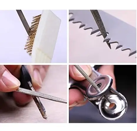 Professional precision needle files mini diamond needle file kit customized metal needle file