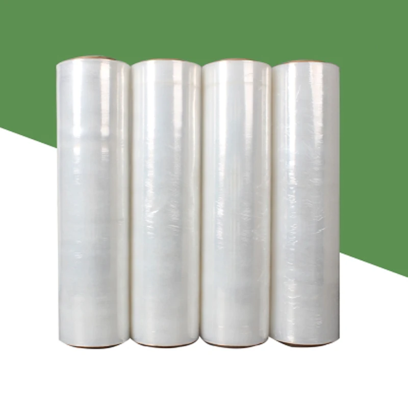 China fabrica de 20micras paletizador Film Stretch Negroy Transparente