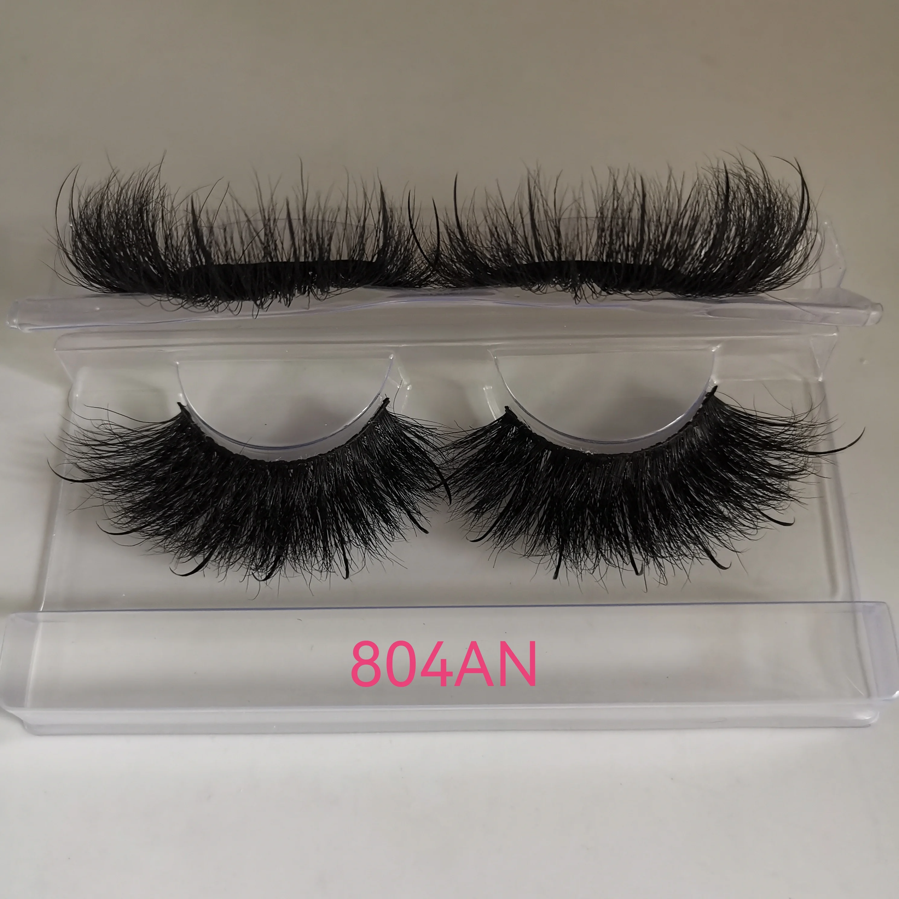 New Design 16mm 20mm Mink Eyelashes Private Label Mink Lashes With Spikes Strip Lashes That Look Like Eyelash Extensions