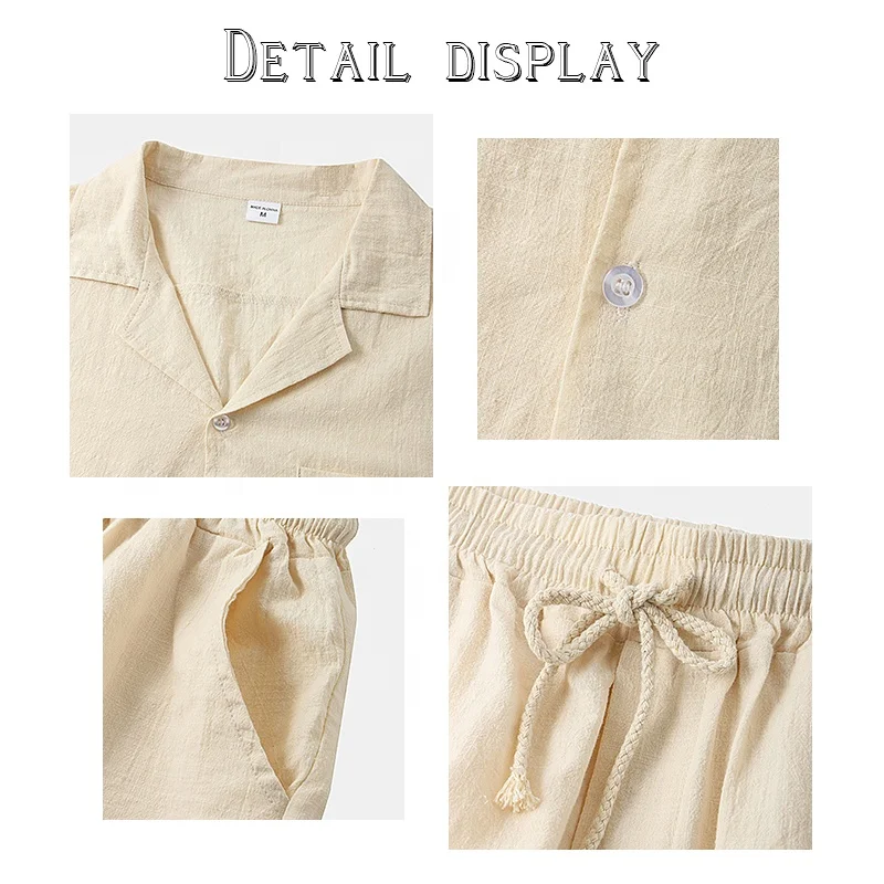 Hot sale Custom Mens Short Set Summer Breathable Suit For Men 2 Piece Set Summer Beach Sweatshirts Shorts Set