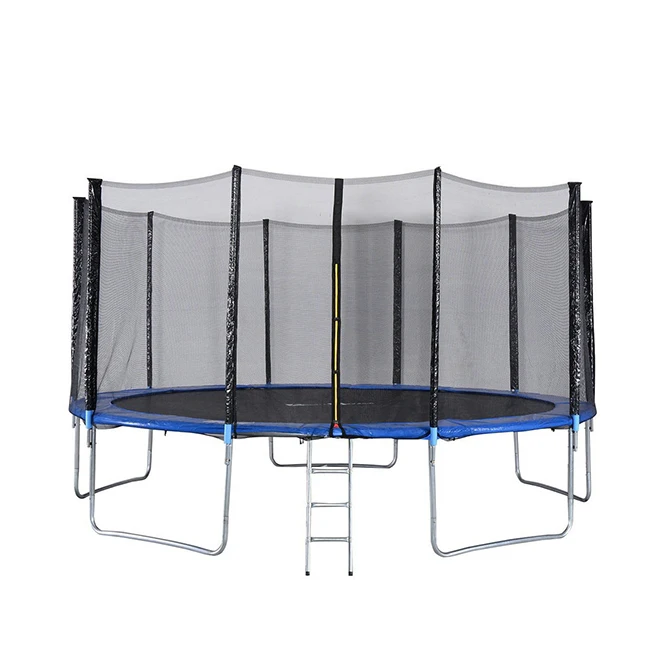 
12ft popular kids and adult design outdoor trampolines park with enclosure 