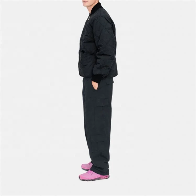 Oem Custom Logo Winter Down Jacket Manufacturer Oversized Puffer Coat Men Blank Puffer Bomber Jacket