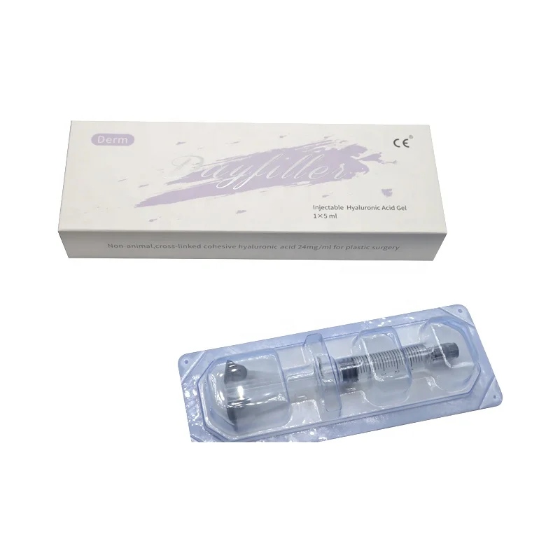 Factory Price Hyaluronic Acid Buttock Breast Lip Face Dermal Filler For Anti-wrinkles Injections With Ce Certificate
