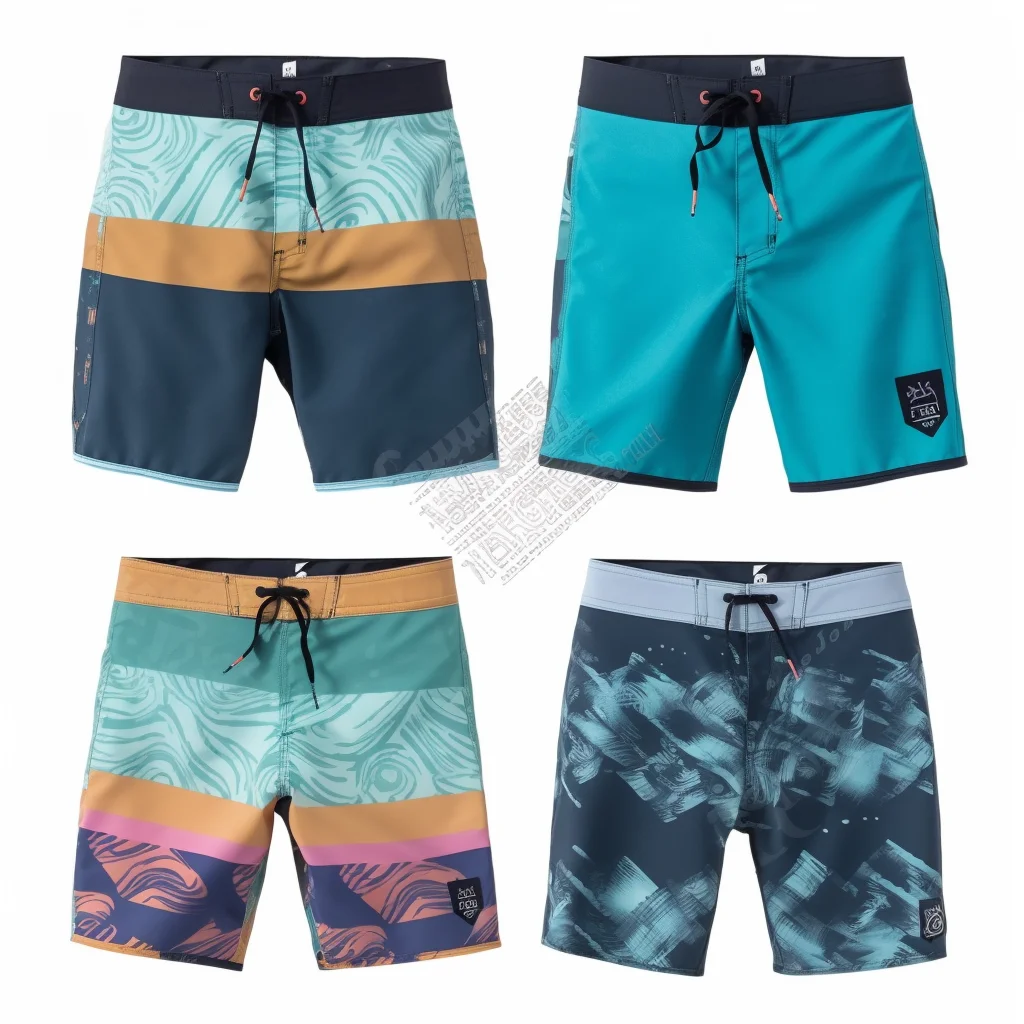 Custom Polyester Beach Shorts Men Surfing Board Shorts Swimwear Swimsuit Shorts Swim Trunks