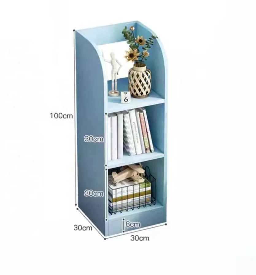 Bookshelves can be customized with partition shelves and multi-layer solid wood bookshelves
