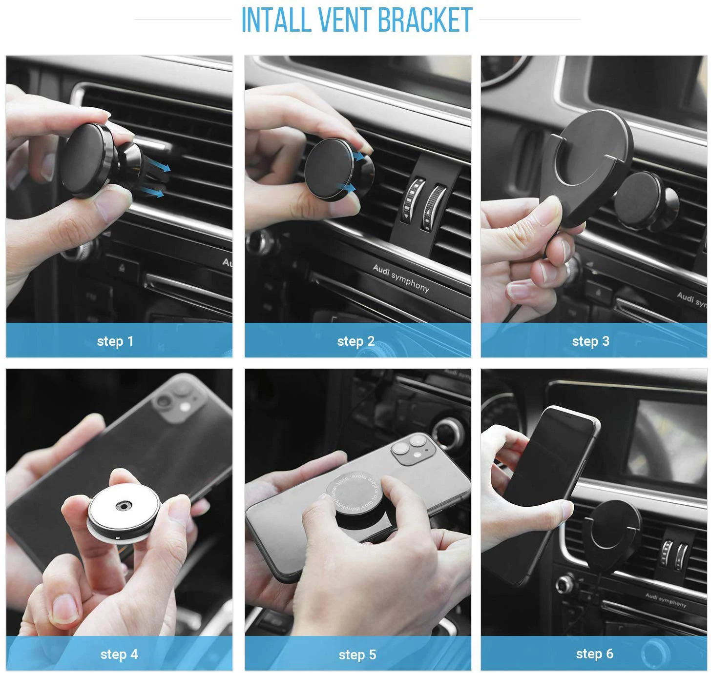 2020 trends Беспроводное зарядное устройство Быстрая зарядка Pop Socker автомобильное крепление для Iphone 11 pro/samsung s10