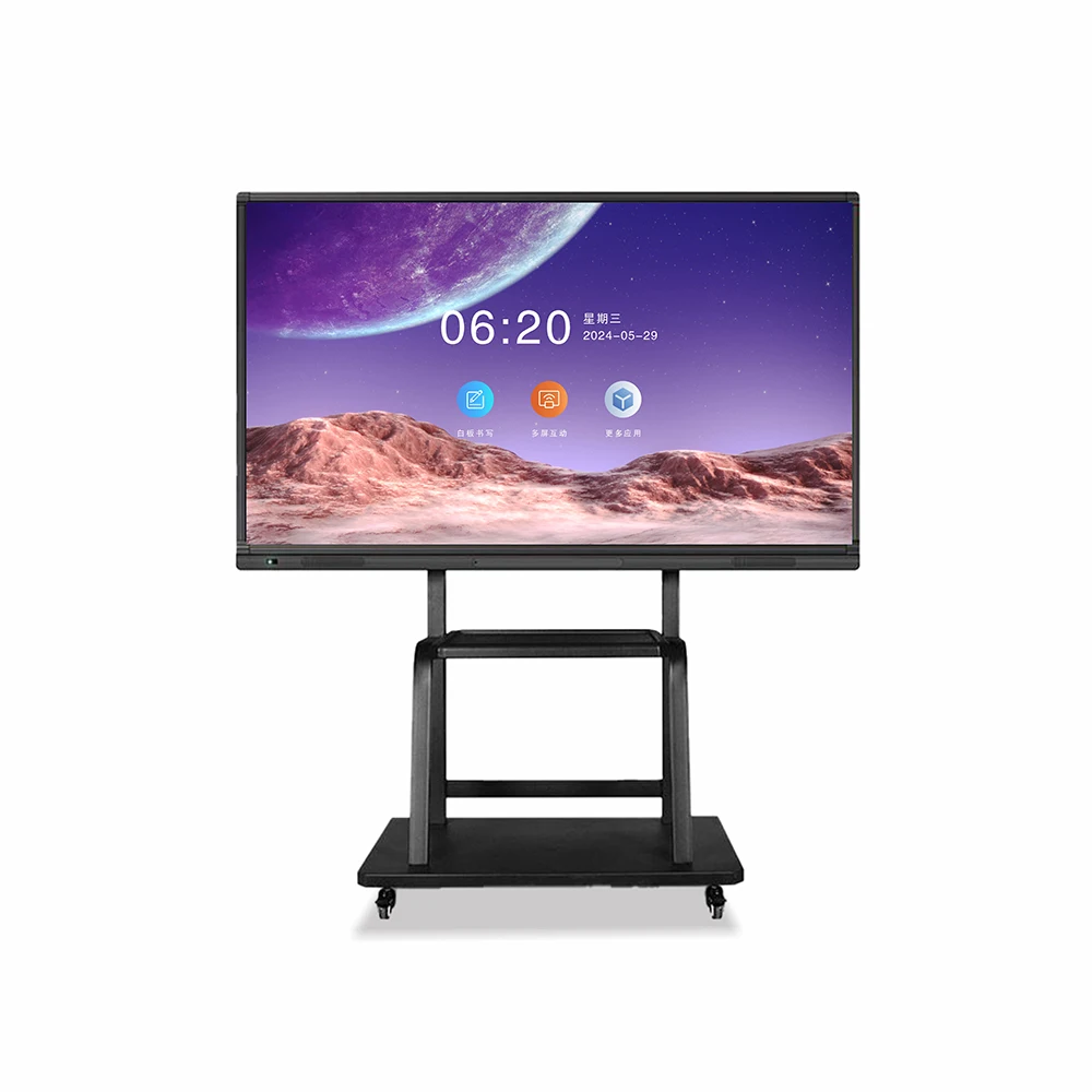 Конференц-панель 4K HD бизнес-конференция панель 98-дюймовый Телевизор с большим экраном видеоконференция все-в-одном сенсорный проекционный