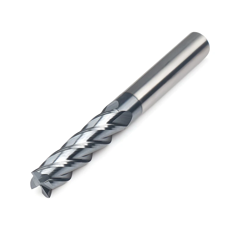 3 4 flutes Custom cutting tools OEM&ODM Carbide square end mills flat end mill DLC coating milling cutters for aluminium