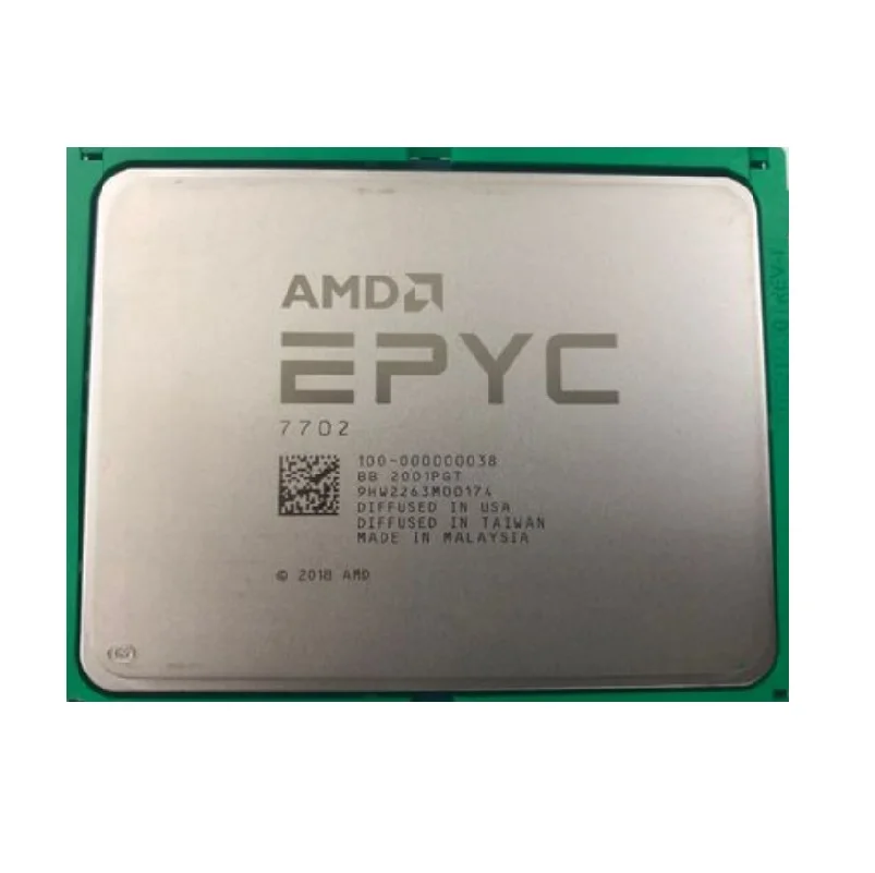 New AMD EPYC 7702 Processor 64 Core 128 Threads 2.0Ghz Up to 3.35GHz CPU SP3 Server Processors