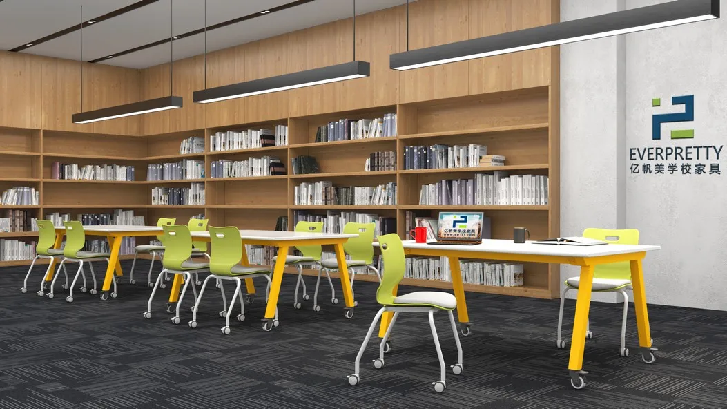 Modern library furniture bookstore display design bookshelf