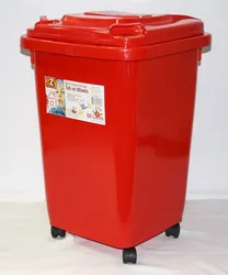 Home 60L Garbage Can Kitchen Storage Container Trash Bin