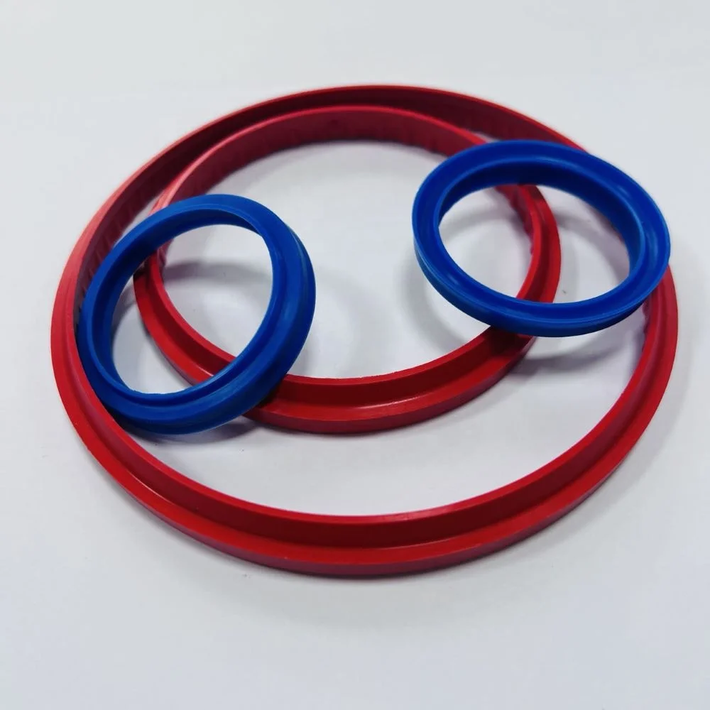High Quality PU Cylinder Hydraulic Rotary Shaft Piston Rod Grooved U Lip O Ring Gasket Wiper Oil Seal