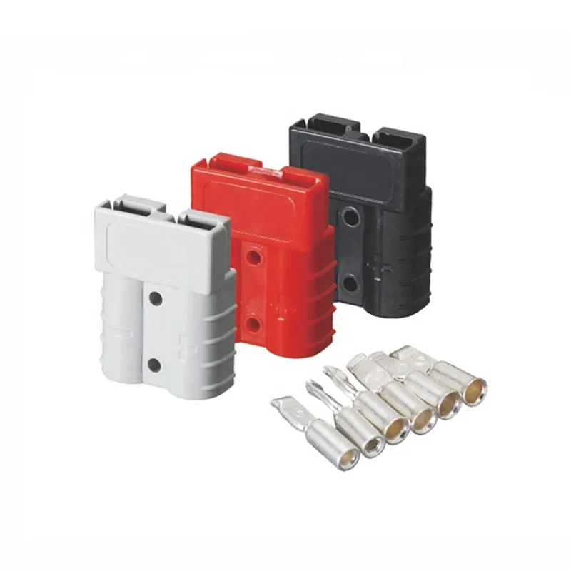 50A 600V DC Power 2 Pole Connector Socket 50a 120a 175a 350a Forklift Connector Plug Quick Connect For Forklift Battery Cable