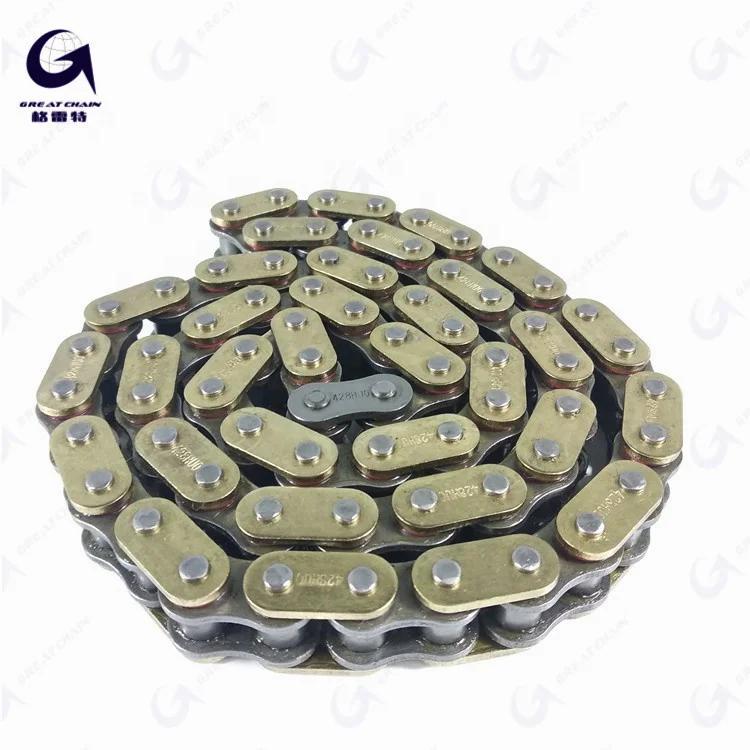 Золотая цепь для мотоцикла 420 428 520