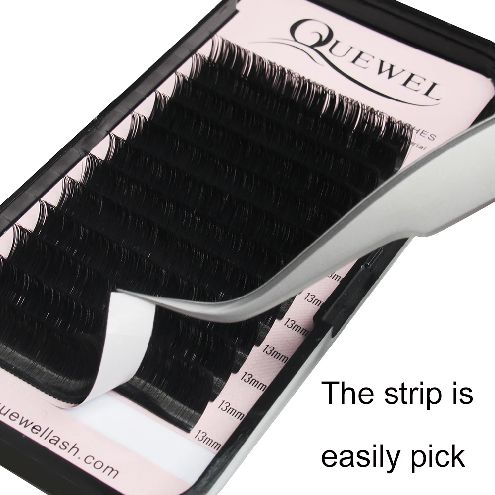 Quewel Lash Eyelash Extension Supplies, Pre Glue Easy Fan Wholesale Eyelash Extension Korean, Eyelash Extension Supplier