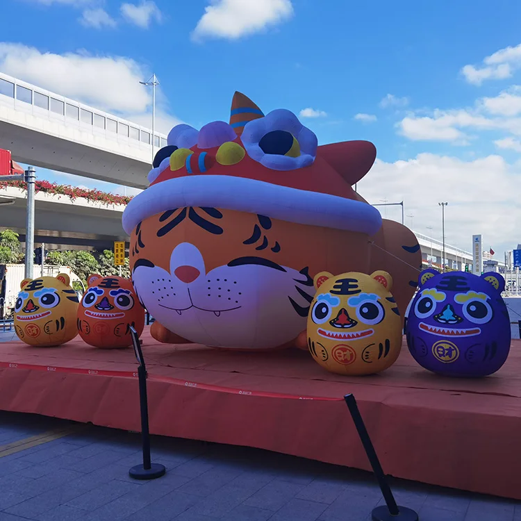 New Design Customized animals giant dog inflatable cartoon character toy