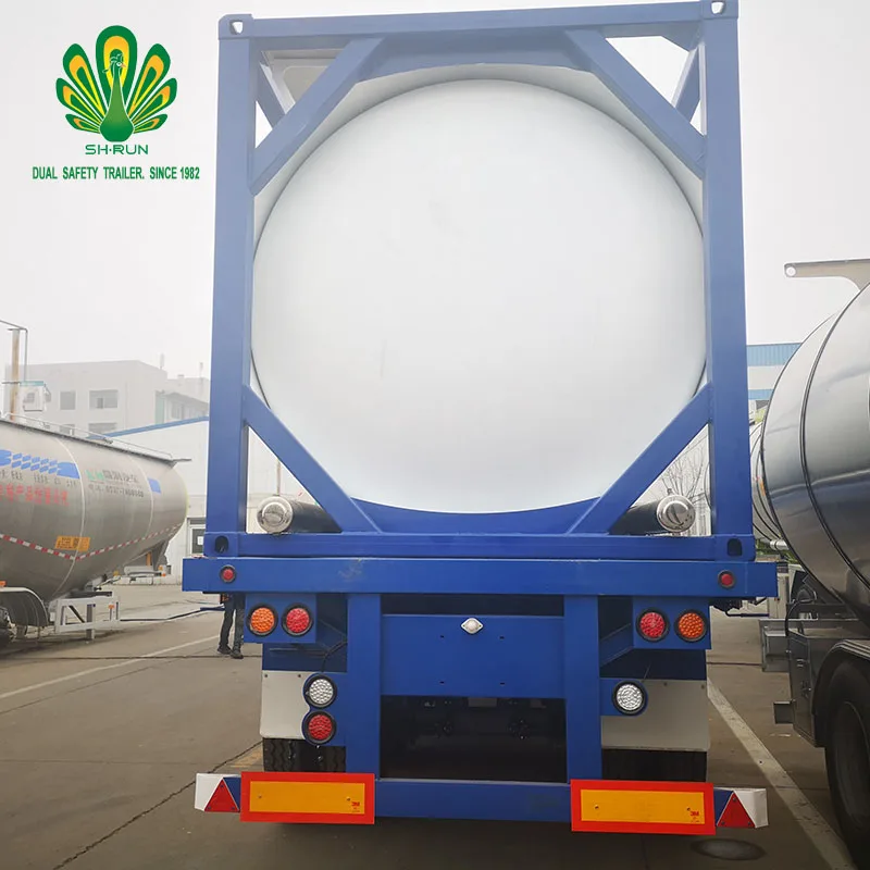ASME T75 Factory price 20FT 40ft LNG gas storage tank container ISO tanker