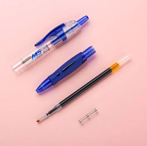 High Appearance Level Press Writing Pen Black Bullet Stationery Gel Pen